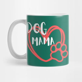 Dog Mama Heart & Paw Mug